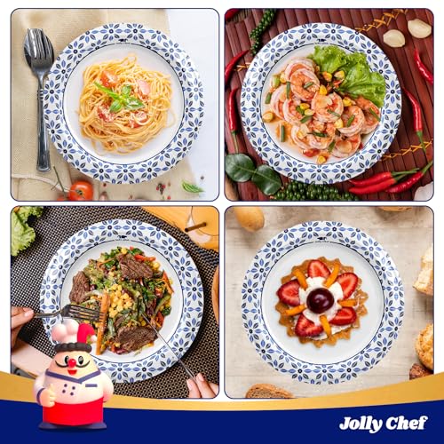 JOLLY CHEF 10 inch Disposable Paper Plates 500 Count