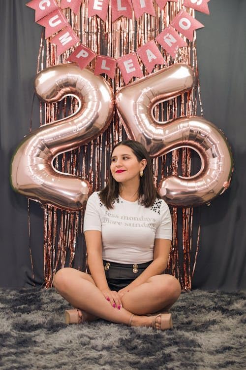 Rose Gold Number 50 Balloon - 40 Inch 50th Birthday Decorations for Men & Women
