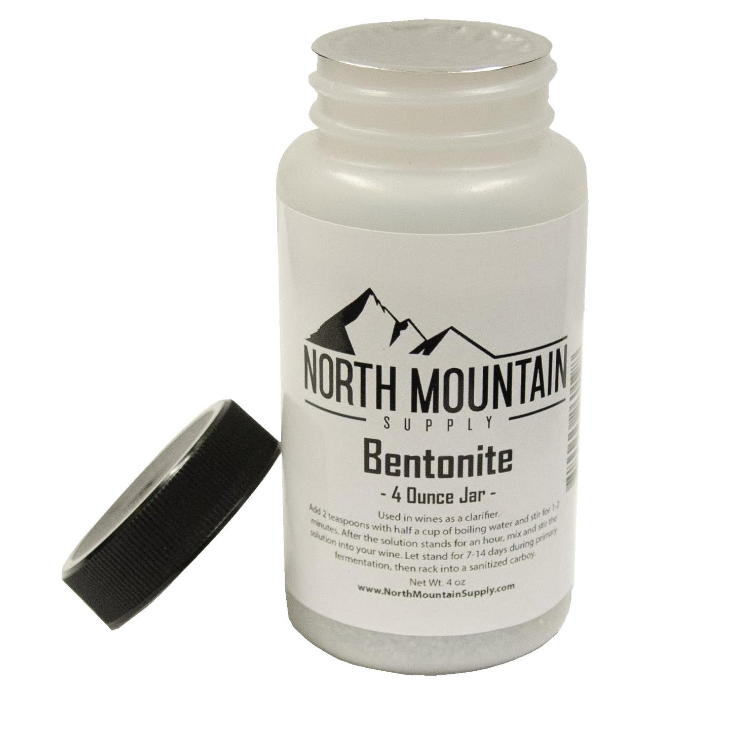 North Mountain Supply - BT-4oz Food Grade Bentonite Clay (4 Ounces)
