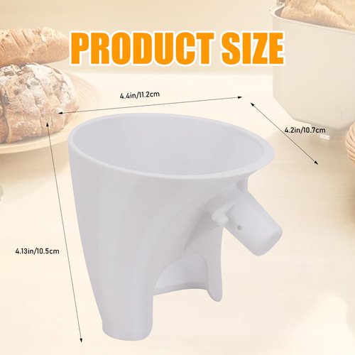 **KitchenAid Flour Funnel - Guided Pouring Attachment for 5-Quart Tilt-Head Mixers**