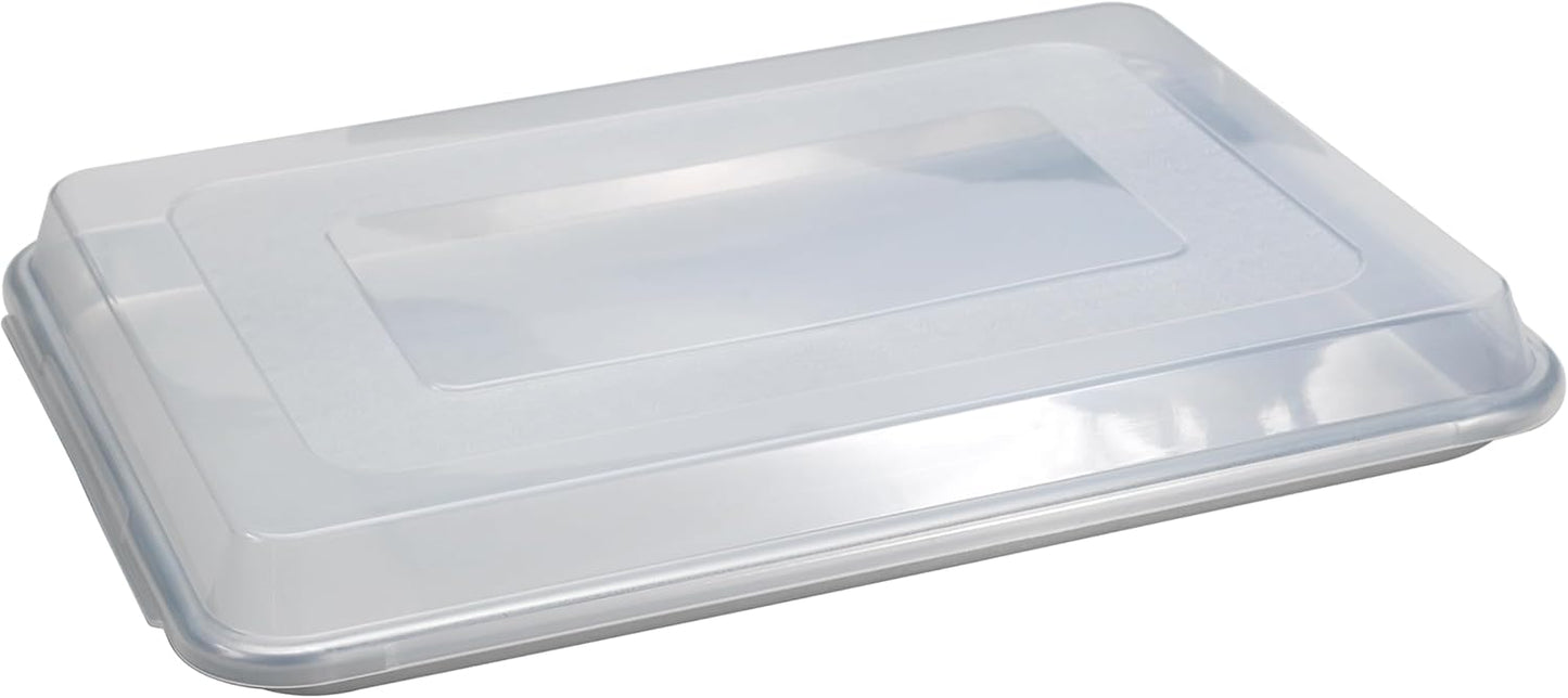 Nordic Ware Naturals Half Sheet Pan with Lid - Durable, Non-Stick Baking Tray for Easy Cooking