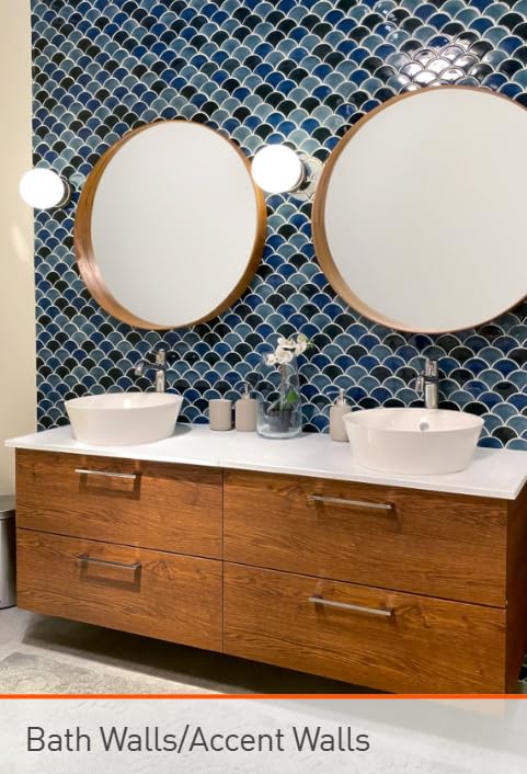 MusselBound Adhesive Tile Mat with Spacers for Easy Wall Tile Installation