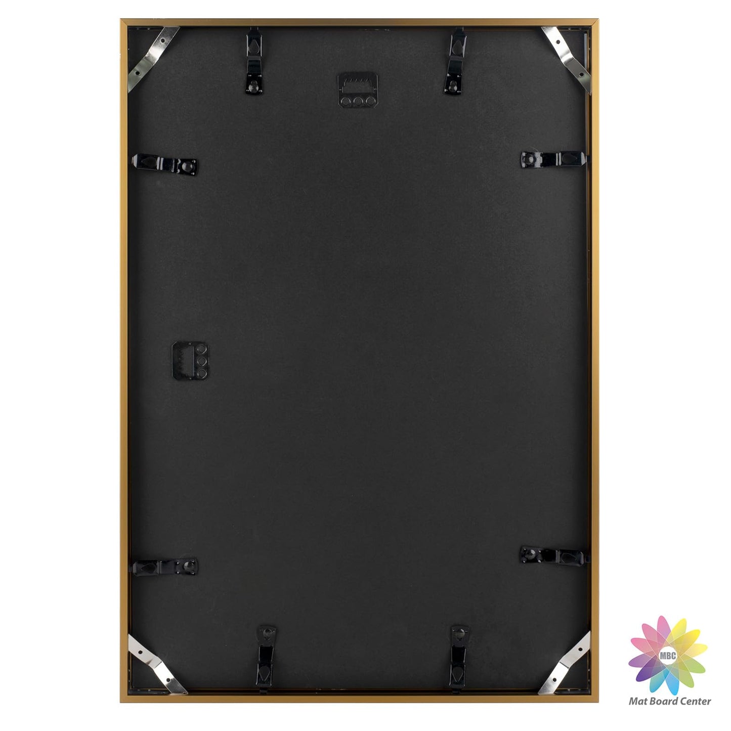 Mat Board Center, 13x19 Aluminum Picture Frames, Set of 3 - Displays 11x17 Artwork with Mat - Bronze Frame with Real Glass Front - Perfect for Creating a Gallery Wall for Art Prints, Posters