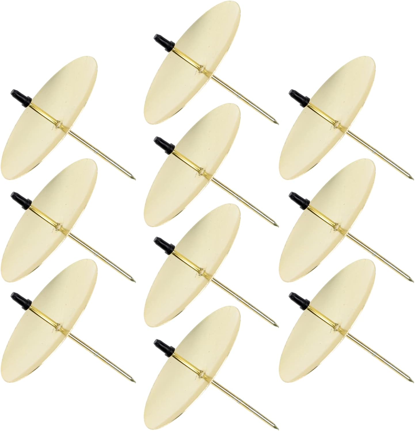Yardwe Candle Fixators - 12-Pack Metal Candle Holders | 2.55 Inch for Home & Party Decor
