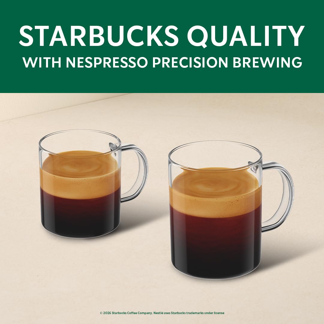 Starbucks by Nespresso Vertuo Coffee Pods - Pike Place Medium Roast, 30-Count, Brews 7.8 oz.