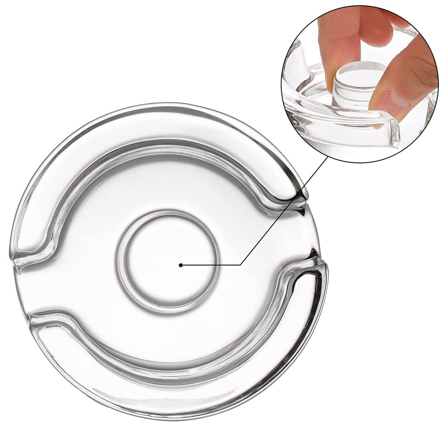 Mezchi 9 Pack Fermentation Weight with Easy Grip Handle, Glass Fermentation Kit, Fermentation Lids for Wide Mouth Mason Jars, Pickle