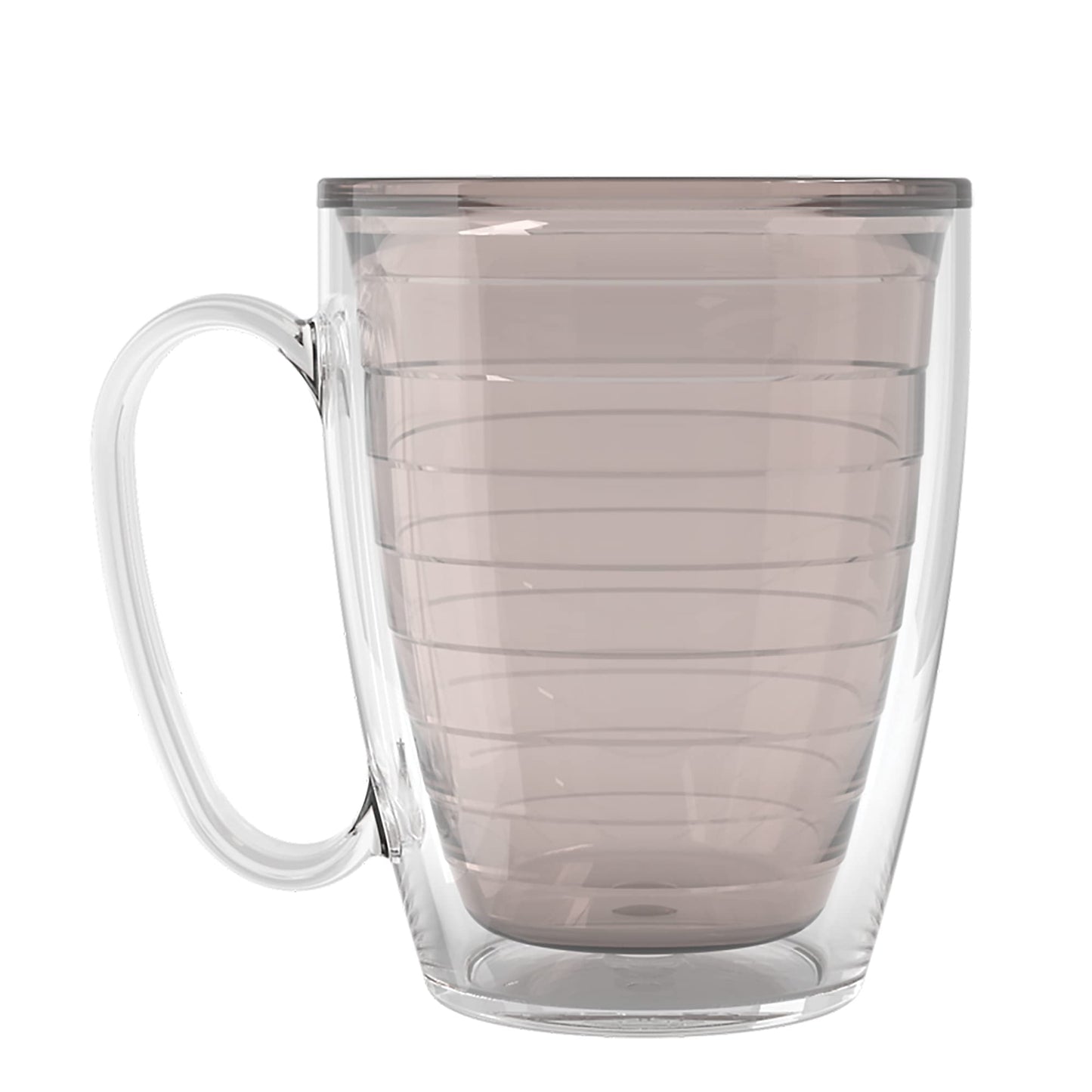 Tervis Clear & Colorful Tabletop Made in USA Double Walled Insulated Tumbler Travel Cup Keeps Drinks Cold & Hot, 16oz Mug, River Rock