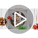 Sun and Moon Ceramic Christmas Ornament - 3.5 Inch Holiday Keepsake & Gift Idea