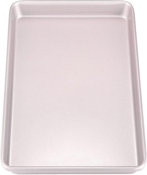 CHEFMADE Non-Stick Baking Sheet Pan - 17-Inch Carbon Steel for Roasting & Baking | Champagne Gold