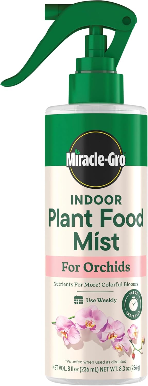 Miracle-Gro Orchid Plant Food Mist - Nourishing Indoor Plant Food, 8 fl. oz. (3-Pack)
