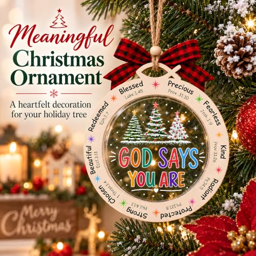 Christmas Ornaments 2026 - Christian Hanging Ornament | Stocking