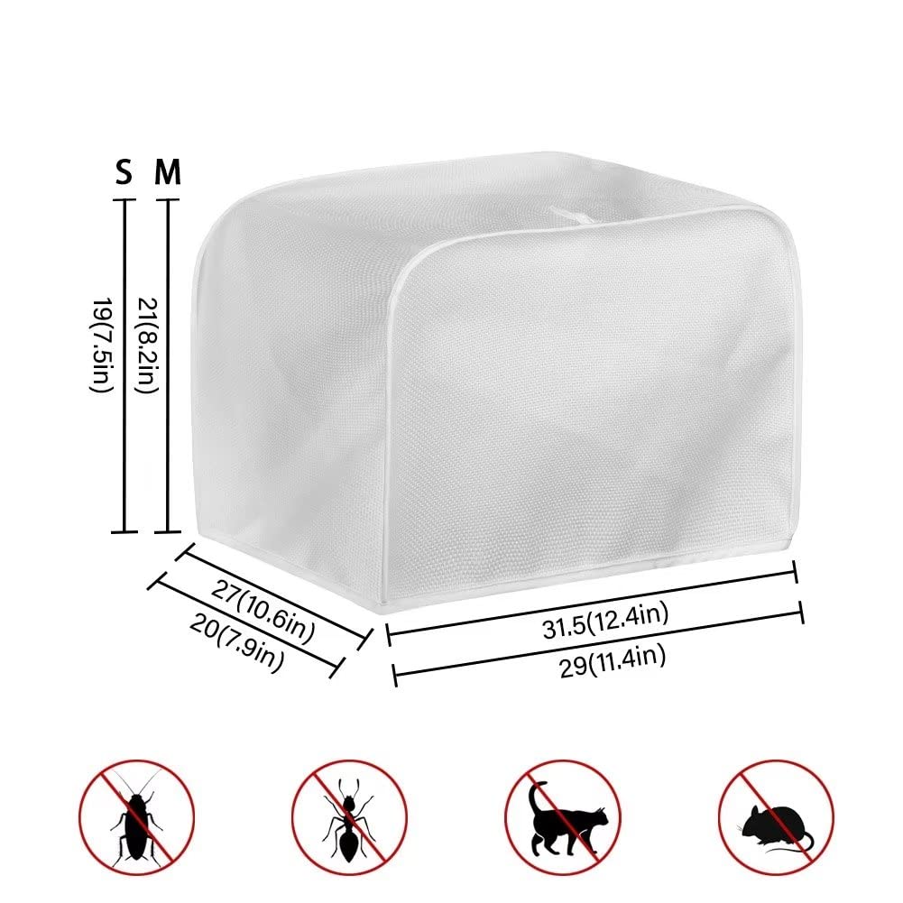 Talayituse Coffee Theme 2 Slice Toaster Covers Dust Protection Bread Maker Covers Toaster Oven Cloth Cover Kitchen Accessories Washable Appliance Cover