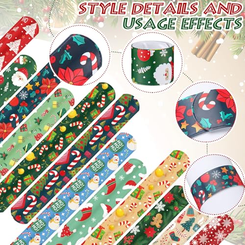 24 Pack Christmas Wrapping Paper Holder Clips - Festive Organizer for Gift Wrap