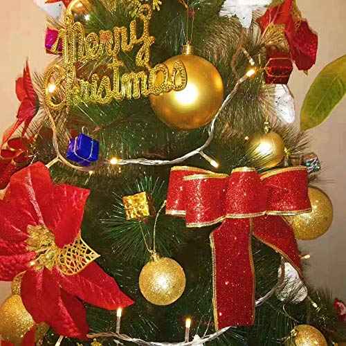 Bestjybt 24pcs 1.18" Small Christmas Ball Ornaments Shatterproof Christmas Decorations Tree Balls for Holiday Wedding Party Decoration, Tree Ornaments Hooks Included (Orange, 3cm/1.18")