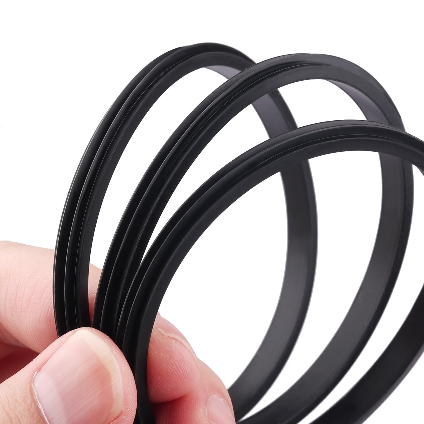 Rubber Seal Replacement Compatible with Yeti 20 Oz Tumbler Lid, O Ring Gasket For 20 Oz Yeti Rambler Straw Lid-4 Pack Replacement Silicone Seal Parts