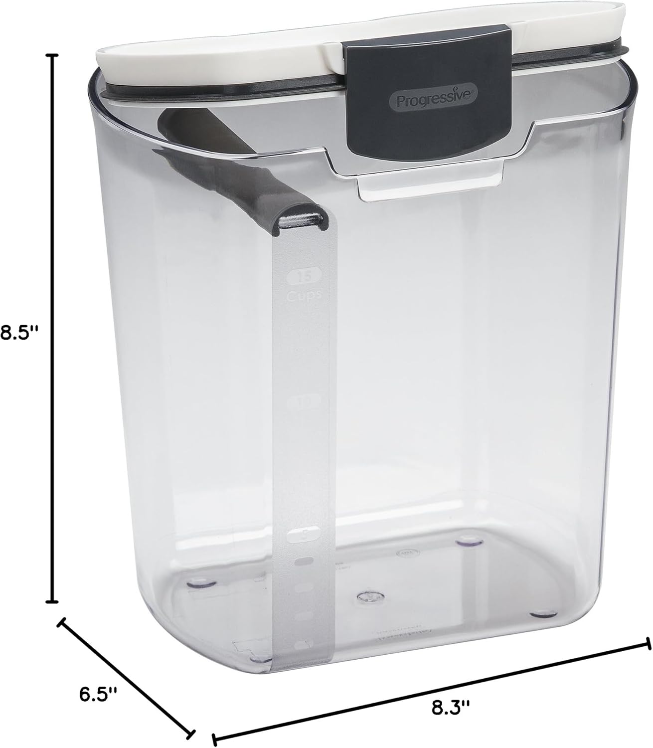 ProKeeper Flour Storage Container - 4-Quart, BPA-Free Plastic, Dishwasher Safe for Freshness