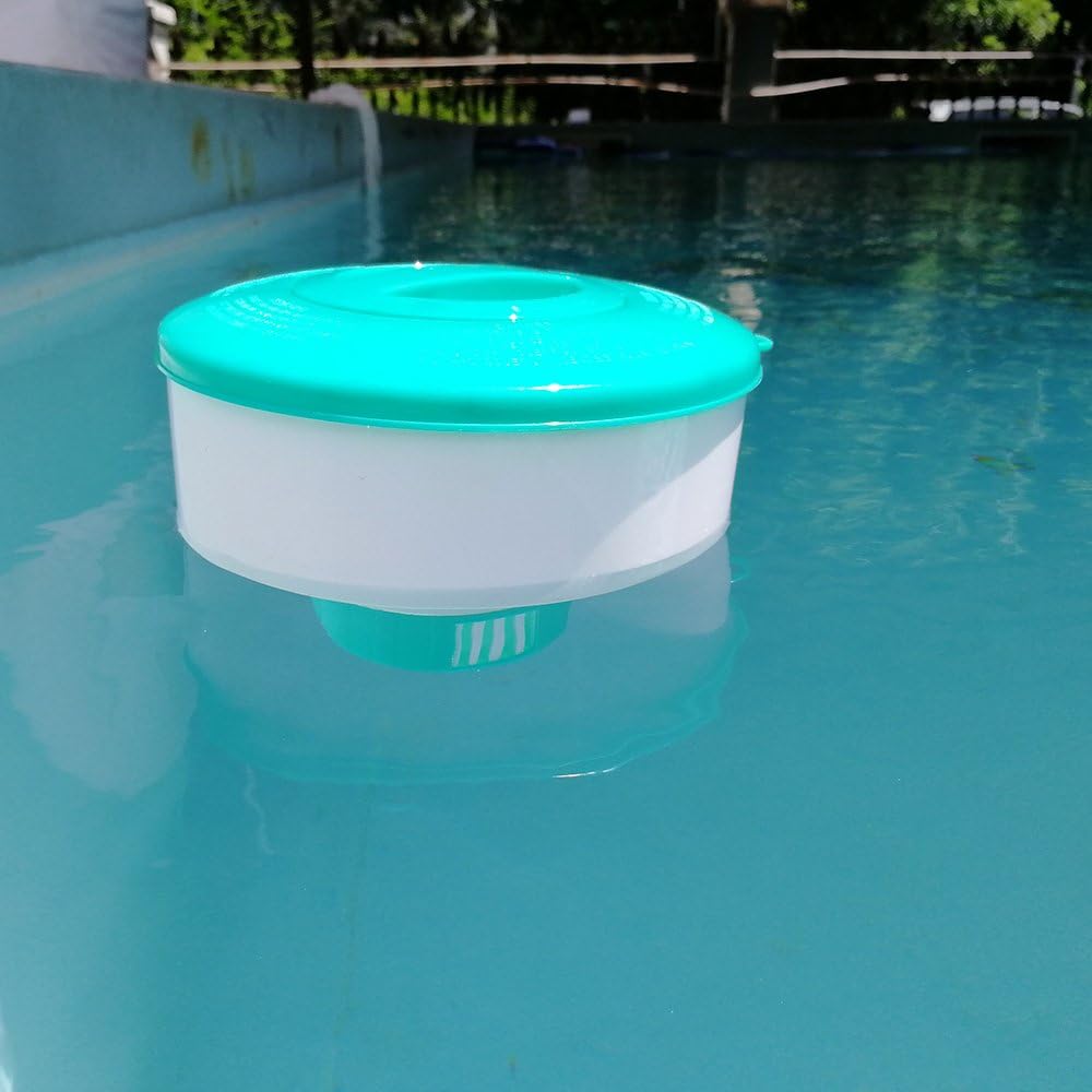 POOLWHALE Pool & Spa Floating Dispenser - Collapsible Floater for Easy Use and Storage