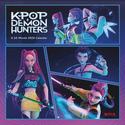 2026 Kpop Demon Hunters Wall Calendar - Stunning Artwork & Monthly Inspiration