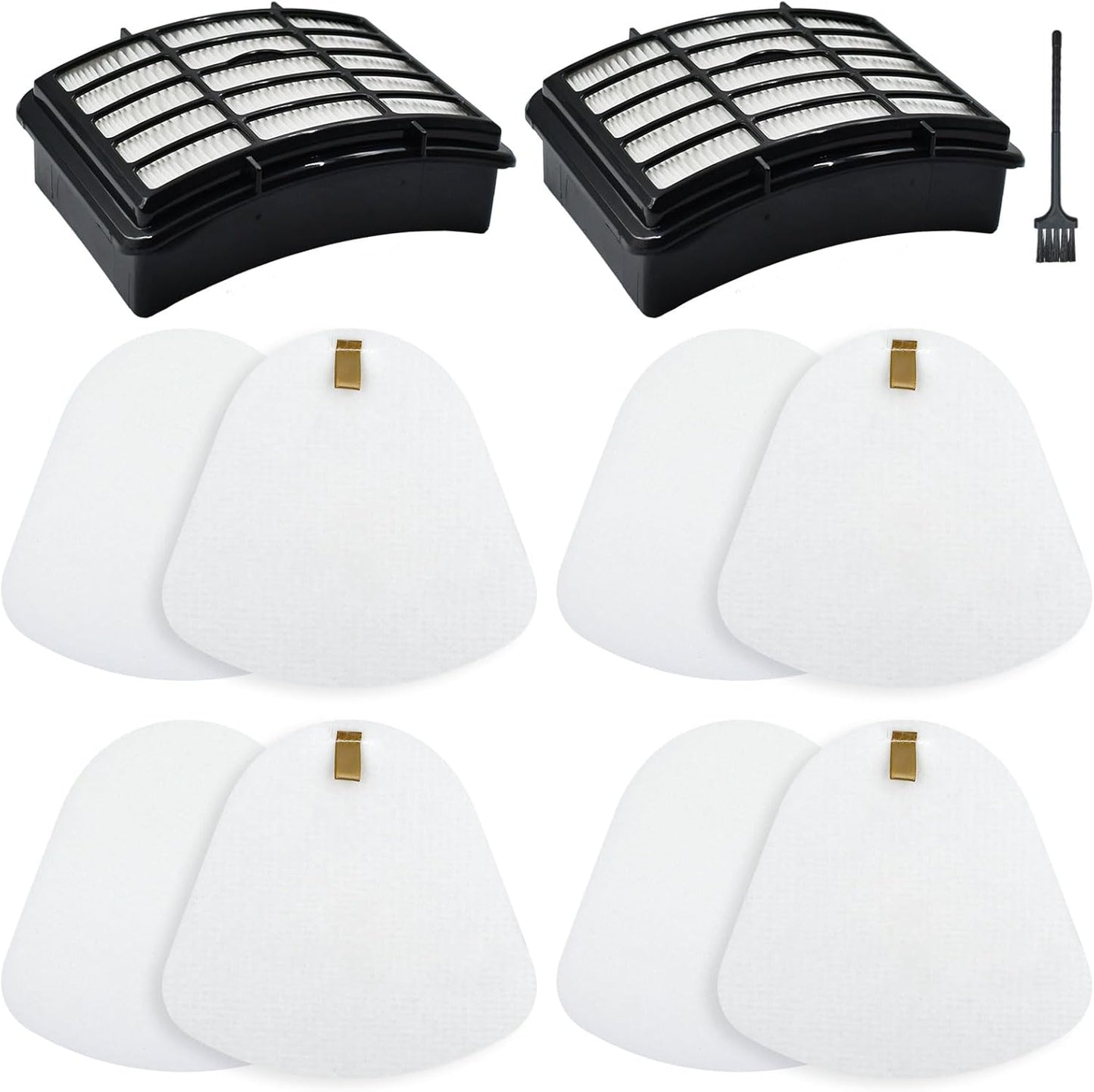 Shark Navigator Lift-Away Vacuum Filter Replacement - 2 HEPA & 4 Foam/Felt Filters | Compatible with ZU503AMZ, CU500, NV350 & More