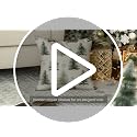 AVOIN colorlife 18x18 Inch Christmas Snowflake Tree Throw Pillow Cover Holiday Decor