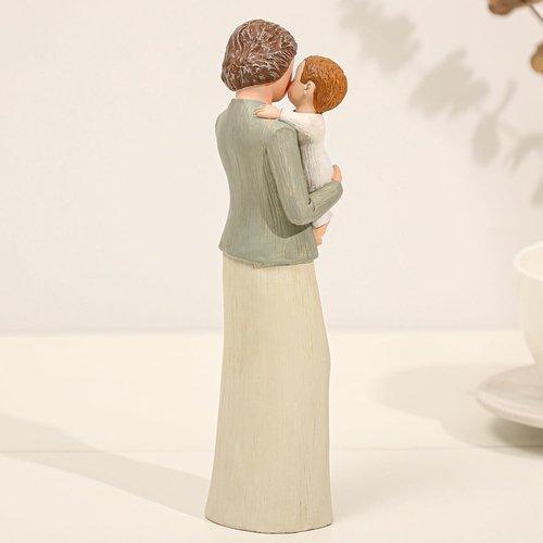 Hensonever Grandma Figurines - Hand-Painted Grandmother & Grandchild Sculptures | Perfect Birthday Gifts