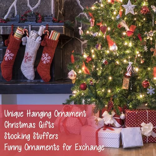 Crack Deez Nuts Funny Christmas Ornament Nutcracker Humor Pun -