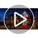 11FT Red Clown Ghost Halloween Inflatable with LED Lights - Outdoor Yard Decor