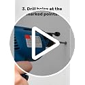 GorillaLine White Retractable Clothesline Indoor & Outdoor Wall Mount Heavy Duty Laundry Line