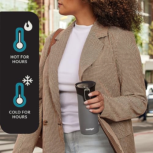 Contigo West Loop 2.0 16oz Leak-Proof Travel Mug 2-Pack - Stainless Steel, Agave & Sake Metallic