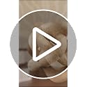 DN DECONATION Beige Travertine Knot Decor - Set of 1 Modern Home Accent