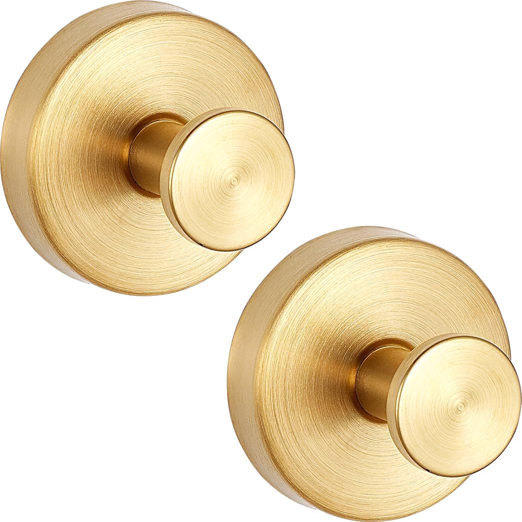 SUS304 Stainless Steel Suction Cup Hooks - Durable Bathroom & Kitchen Hangers | 2-Pack for Glass, Tile, Mirrors