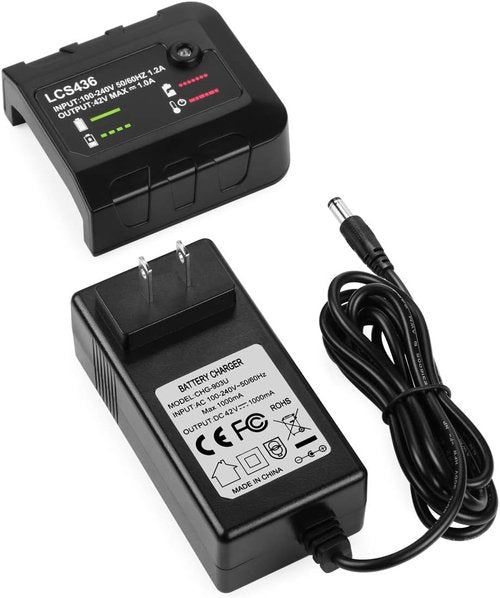 Black and Decker 40V Battery Charger - Replacement for LBXR36, LBX36, LBXR2036 | Fast Charging Solution