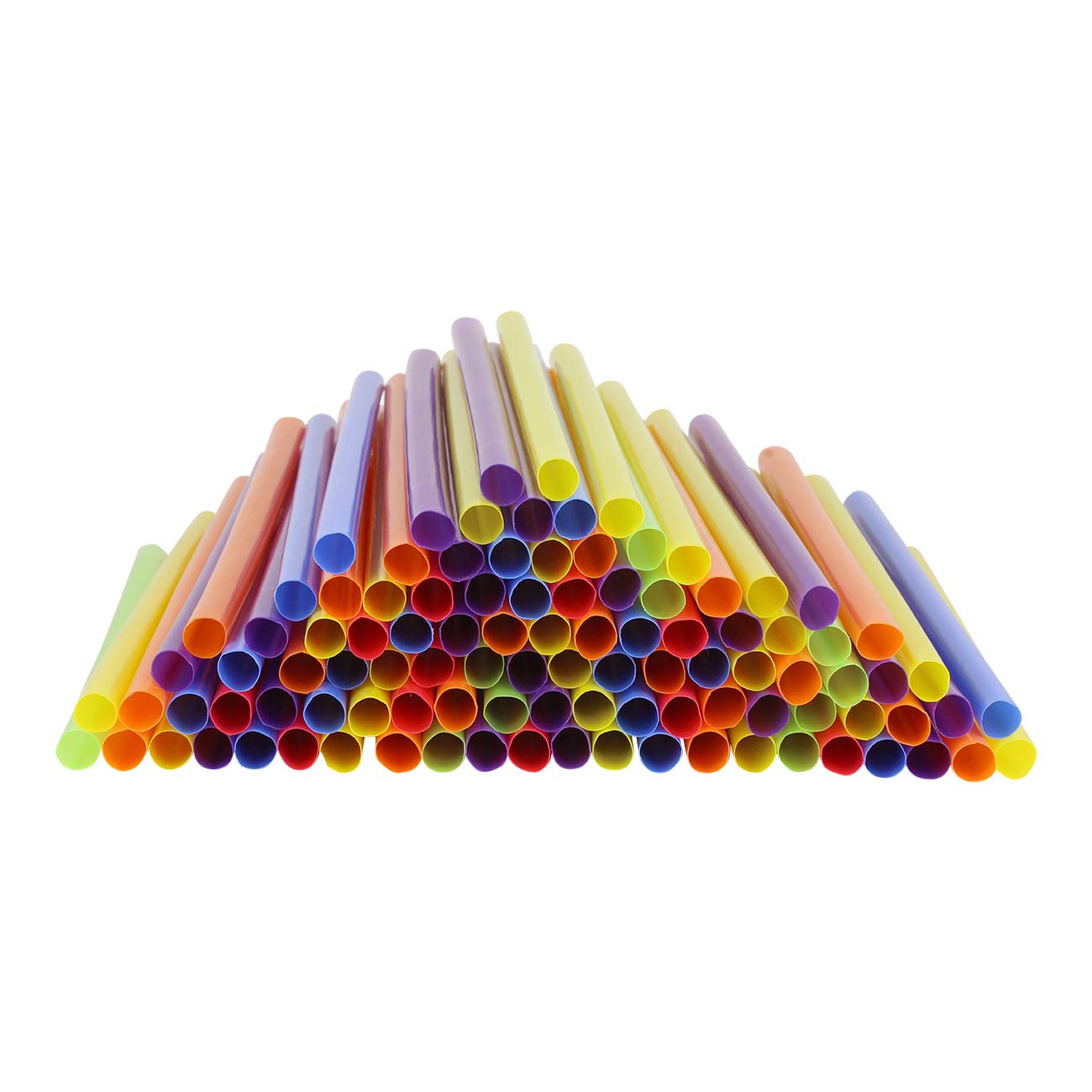 Comfy Package Jumbo Smoothie Boba Straws [200 Pack] Assorted Colors