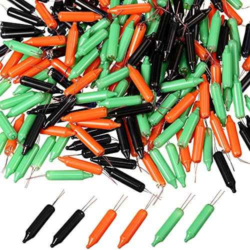 Mudder 60 Count 2.5v Halloween Christmas 50/100/150/200 Count Mini Incandescent Wire String Lights Replacement Bulbs Indoor/Outdoor Christmas Light Decoration for Xmas Tree(Orange, Black, Green)