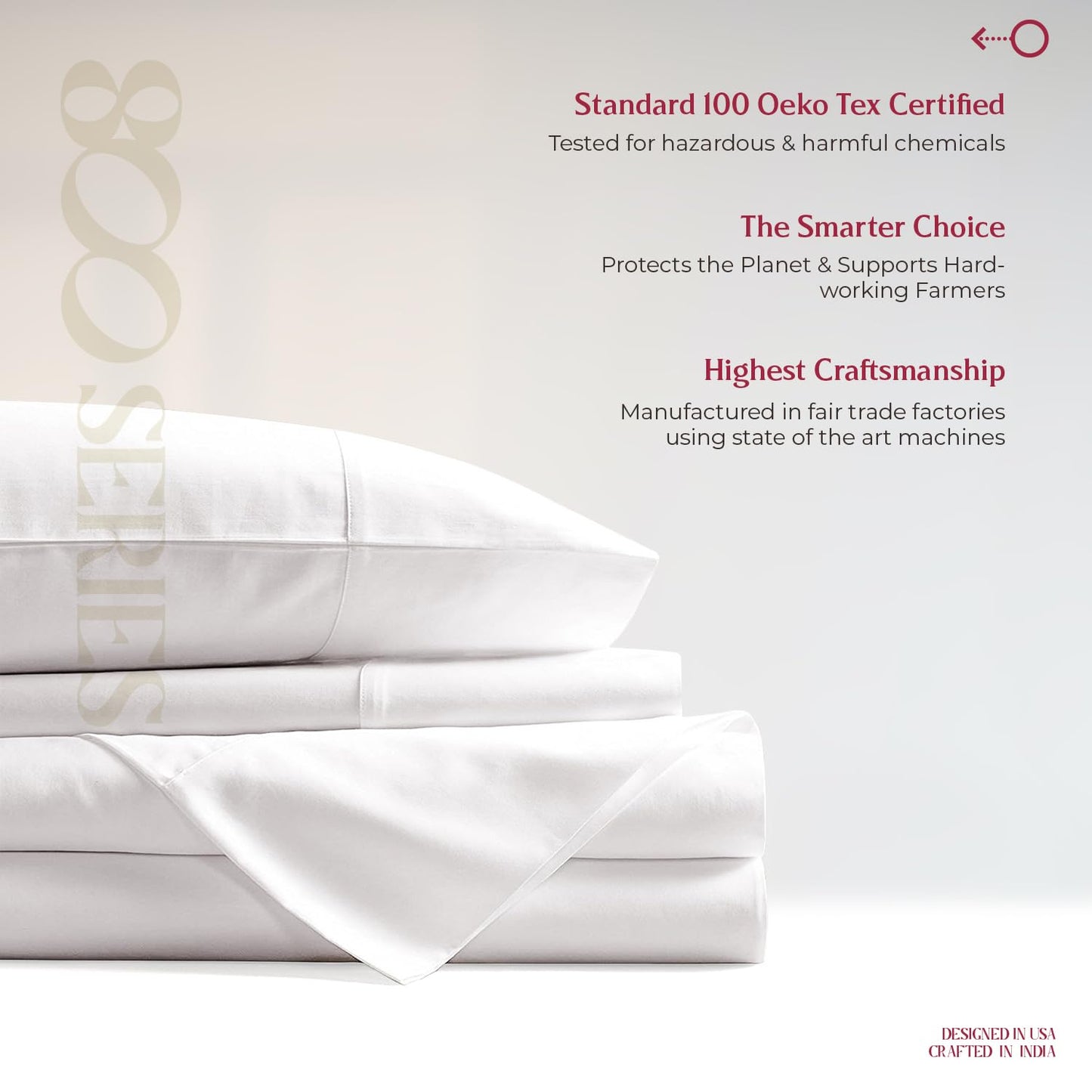 Mayfair Linen 100% Egyptian Cotton Deep Pocket King Fitted Sheet - Luxury 800 Series Tranquil Collection King Fitted Sheet Only (Sage Green), Soft Cooling Hotel Bottom Sheets, Fits Upto 18" Mattress