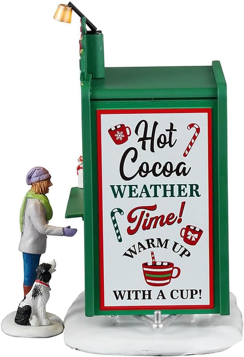 Lemax Cocoa Express | Set of 2 Battery Operated Figurines - Perfect Holiday Decor (4.5V)