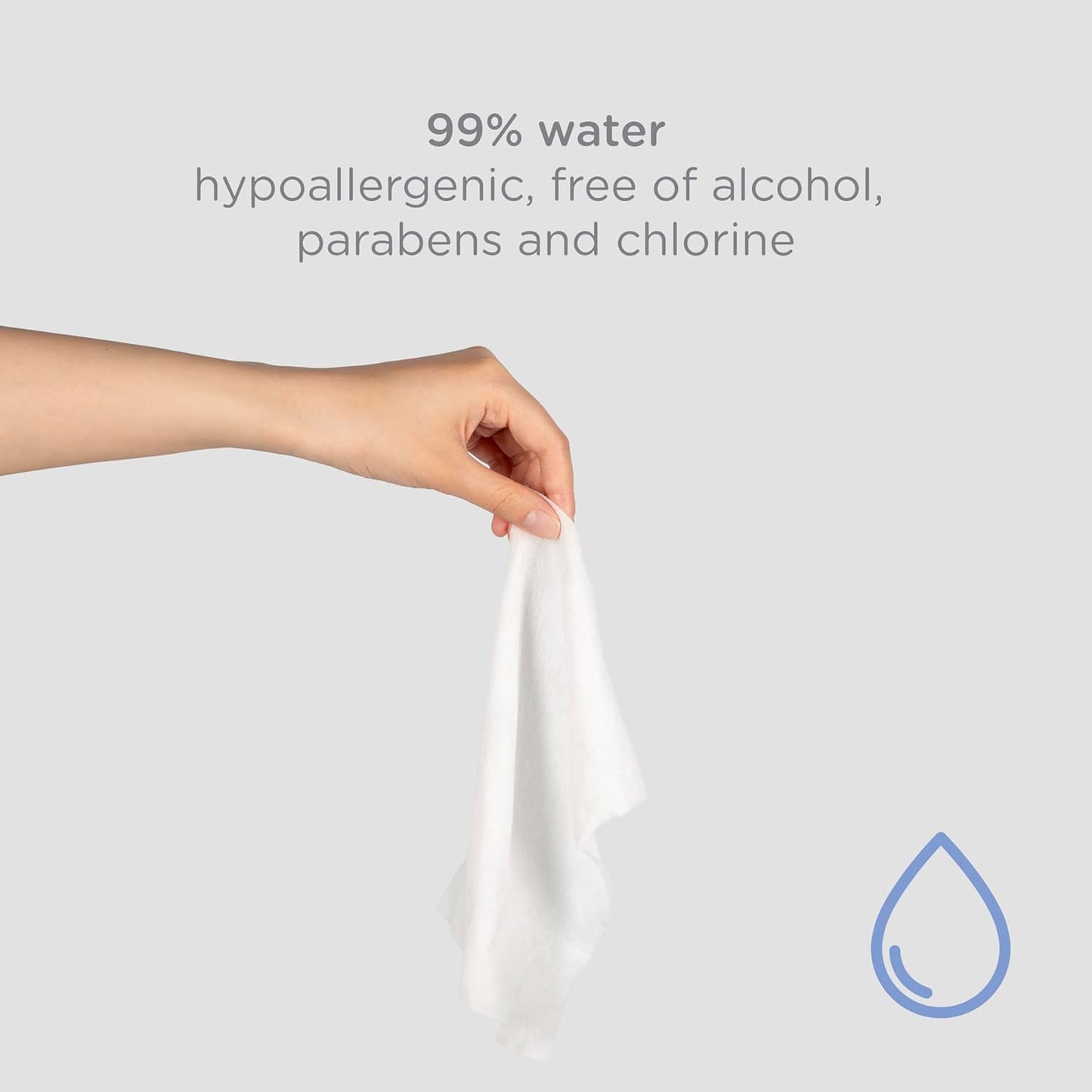 Ubbi Baby Wipes - Fragrance-Free, Hypoallergenic & Plant-Based | 99% Water, Chamomile & Aloe | Value Pack (216 Wipes)