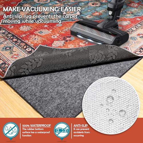 Waterproof Rug Pad 7x9 Ft Thick Non Slip Carpet Underlay for All Floors Variation of THIS listing
