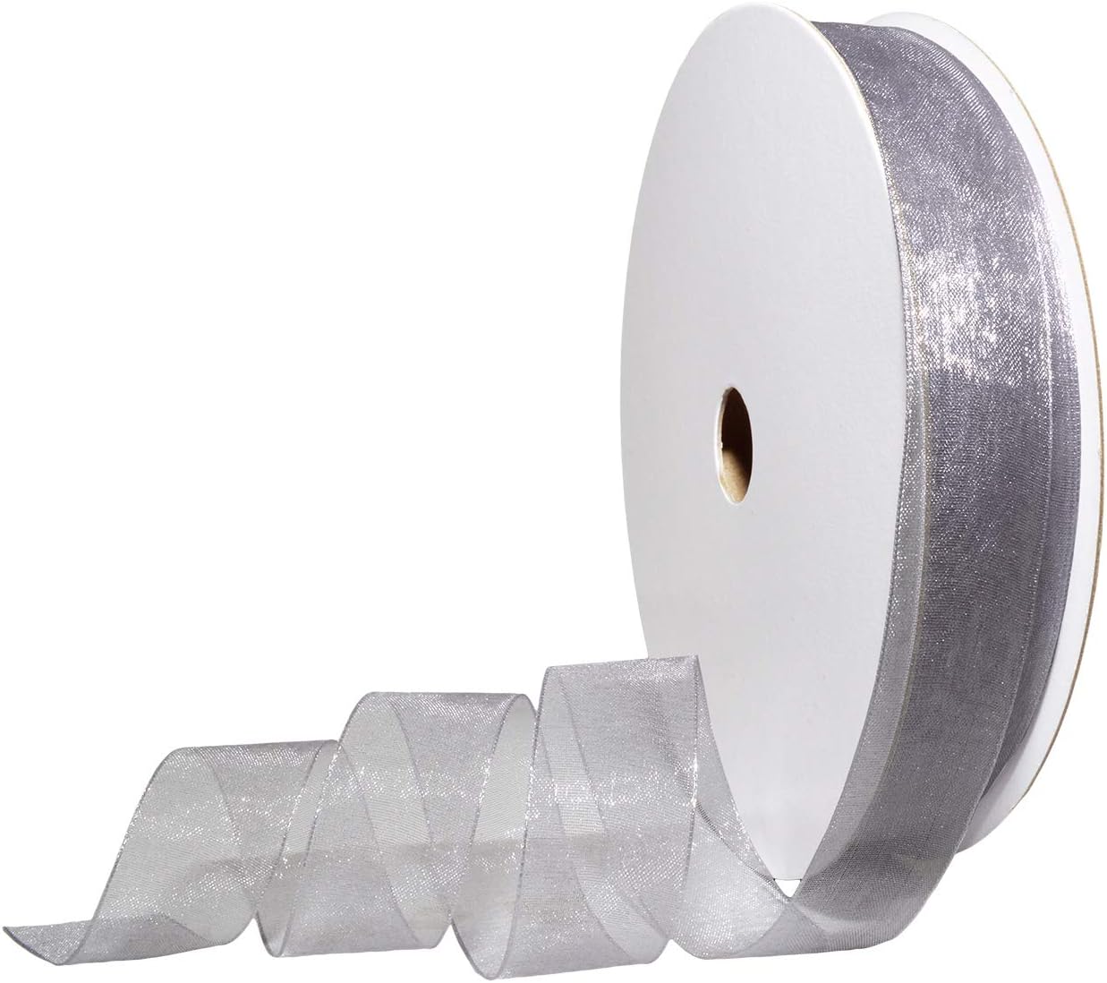 Red Organdy Nylon Ribbon - 5/8 Inch x 100 Yards | Morex 91803/100-609