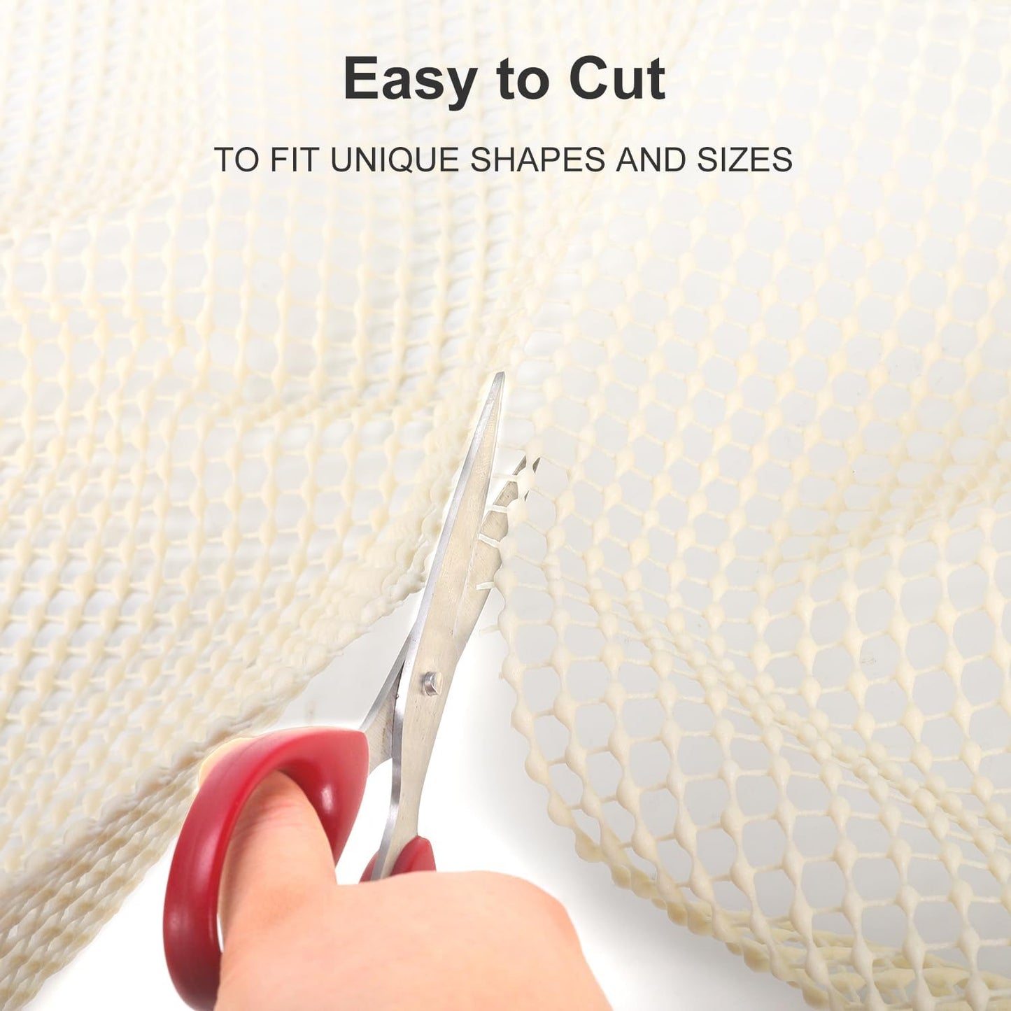 Skiennix Rug Pads - 5x7 FT Non-Slip Grips for Area Rugs | Thick, Safe Cushion for Hardwood Floors