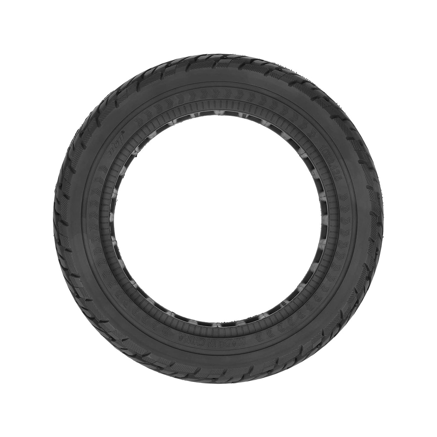 ZAITUO 10 x 2.125 Honeycomb Tire, Air pocket Non-Pneumatic Solid Tyre for Segway Ninebot F Series (F20 F25 F30 F35 F40 F65) D28U Electric Kick Scooter Wheel Parts (1)