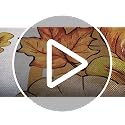 Bloss Thanksgiving Table Runner 13x72in with Maple Leaf & Pumpkin – Yellow Fall Decor