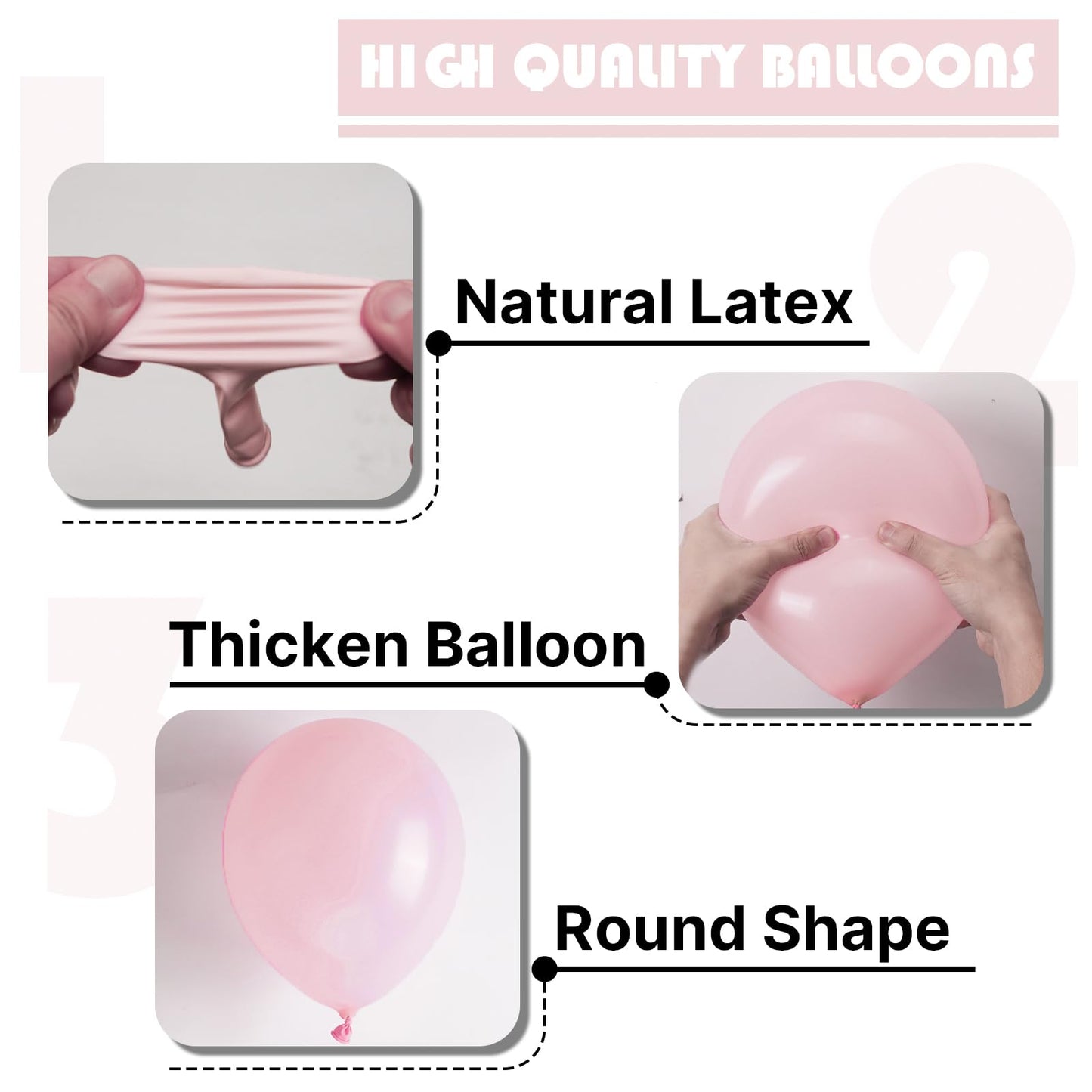 PartyWoo Baby Pink Balloons 100pcs Different Sizes of 36 18 12 10 5 Inch Pastel Light Pale Pink Balloon Arch Kit for Baby Shower Gender Reveal Wedding Princess Birthday Party Decorations Pink-Q18