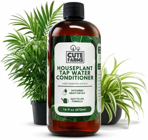 Cute Farms Tap Water Conditioner - Detoxify Heavy Metals, Remove Chlorine & Balance pH | 16oz for Houseplants, Hydroponics & Aquariums