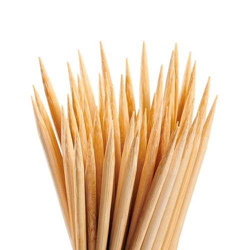 GUSTO [8 Inch - 100 Count] Bamboo Skewers for Shish Kabob, Grilling, Fruits, Appetizers, and Cocktails (Formerly Comfy Package)