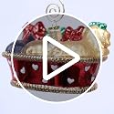 Old World Christmas Puppies in a Basket Tree Ornament - Holiday Keepsake Gift