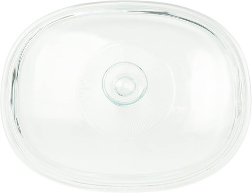CorningWare Oval French White Casserole Dish - 2.5qt with Fluted Glass Lid | Durable & Elegant Design