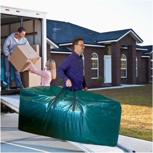 Extra Large Packing Bags for Moving - 5.5ft Storage Totes with Zippers & Handles for Cushions, Comforters, Camping