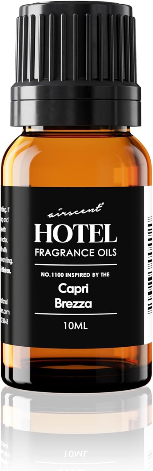 AirScent Capri Brezza Diffuser Oil No. 1100 - Volcano-Inspired Premium Fragrance for Ultrasonic Diffusers | 10 mL Glass Bottle with Dropper