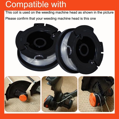 Black Decker AF1003ZP String Trimmer Replacement Spool - Compatible with Multiple Models | Durable Design